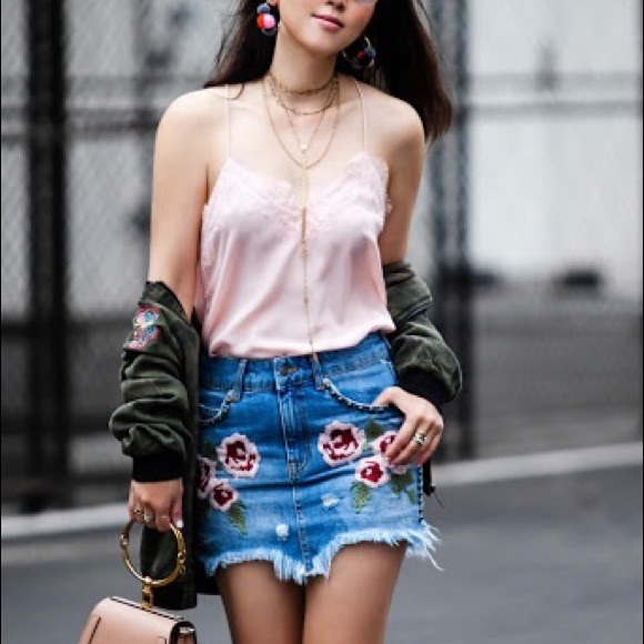 Free people - Embroidered skirt - Picture 6 of 7